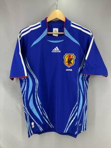 ★ 美品 タグ付き adidas アディダス 818189 FIFA2006 オフィシャルグッズ 日本代表 半袖Tシャツ スポーツ サッカー S サムライブルー 夏