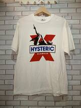 HYSTERIC GLAMOUR 02211CT05 半袖Tシャツ ホワイト Mサイズ ヒステリックグラマー トレンド Tee プリント_画像1