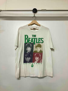 Hanes ヘインズ BEATLES ビートルズ ヘビーウェイト 90s 半袖Tシャツ ホワイト アメリカ製 サイズL