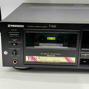 ジャンク PIONEER T-818 ステレオカセットデッキの画像2