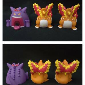 1円〜 Pokemon ポケモンキッズ キョダイマックス 14個 セット ピカチュウ イーブイ リザードン ゲンガー マホイップ フィギュア 指人形の画像3