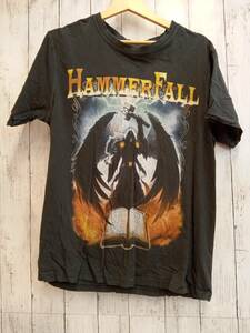 HAMMER FALL 15YEAR OF GLORY 半袖Tシャツ BLAST ボディMサイズ ブラック バンド メタル バンTee ハンマーフォール