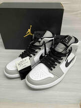 NIKE AIR JORDAN 1 MID ナイキ エアジョーダン メンズ スニーカー 554724-092 グレー ホワイト 27cm タグ 箱付_画像1