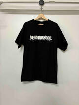 NEIGHBOHOOD ネイバーフッド 半袖Tシャツ VULGAR バルガー S S C-TEE ブラック_画像1