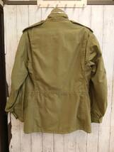 USARMY ★60s 2nd SMALL-REGULAR アルミジップ М-65 カーキ_画像2