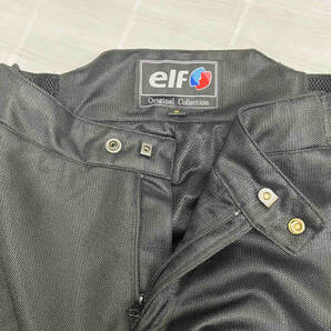 elf エルフ 23SS スポルトメッシュパンツ EP-S305 3D立体裁断 膝プラテクター 通気性 Sサイズ ブラックの画像5