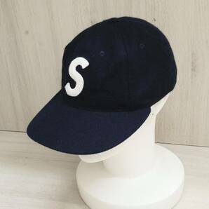 Supreme×Ebbets Field Flannels/シュプリーム×エベッツフィールドフランネルズ/キャップ/S Logo Fitted 6-Panel Cap/23SS/ネイビーの画像1