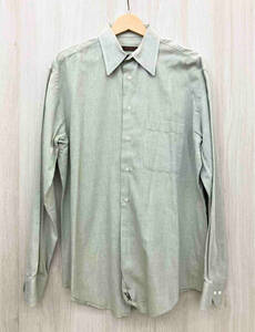LOEWE Loewe рубашка с длинным рукавом зеленый размер 39 15 1/2