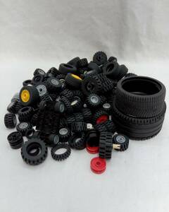 ジャンク 1円〜 LEGO レゴ ブロック タイヤ 車軸 ホイール パーツ 部品 まとめ セット
