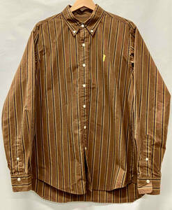  Brown HYSTERIC GLAMOUR Brown | stripe long sleeve shirt 