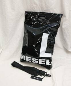 DIESEL ディーゼル 2way パテント ショルダー バッグ トートバッグ ブラック 黒 エナメル 店舗受取可