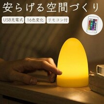 LEDライト ナイトライト おしゃれ 寝室 充電式 照明 器具 可愛い 赤ちゃん usb テーブルライト 卓上 コードレス 北欧 (wtsl0017) 7_画像1