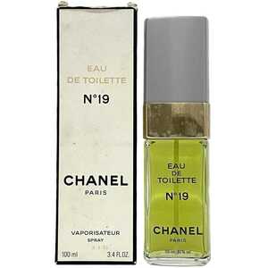 シャネル 香水 NO19 オードトワレ ec-18316 開封済み EAU DE TOILETTE 中古 CHANEL