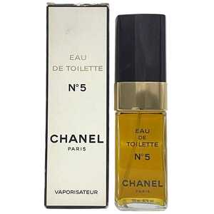 シャネル 香水 NO5 オードトワレ ec-18324 開封済み EAU DE TOILETTE 中古 CHANEL