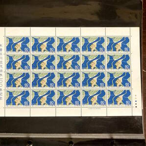 記念切手シート 木曽三川近代治水100年記念 60円ｘ20枚の画像1
