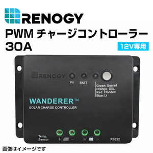 RENOGYrenoji-PWM charge controller 30A WANDERER series RNG-CTRL-WND30-LI free shipping 