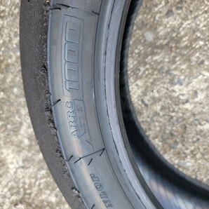 滋賀発送 DUNLOP ST1000指定タイヤ F120/70R17 コンパウンドM3 R200/60R17 コンパウンドM1 製造2023年 40分使用 スリック ダンロップの画像5