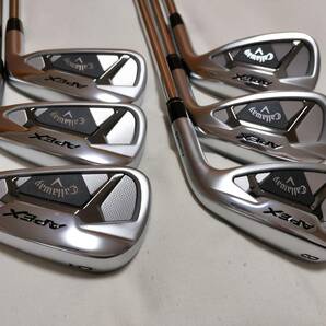 APEX アイアンセット 6本組(5-9、PW) 2021年モデル N.S.PRO MODUS3 Tour 105 S コース未使用の画像2