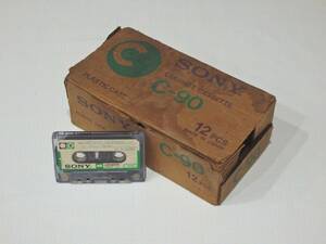 SONY C-90 希少箱付き　カセットテープ1本