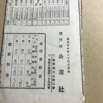 大正15年5月改正　臺灣　台湾　鉄道汽車時間表（附　賃金並哩程表）　　鉄道部公認　_画像4