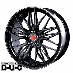 19インチホイールタイヤセット VOLTEC ボルテック EURO MESH BK/FP ブラック/フランジPOL 245/40R19 19-8.0+38/+45 アルファード クラウン