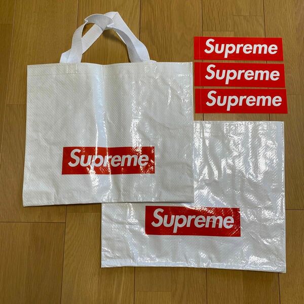 Supreme ショッパー/Box Logo Sticker Set TeeロンTシャツNike MM6キャップNew Era