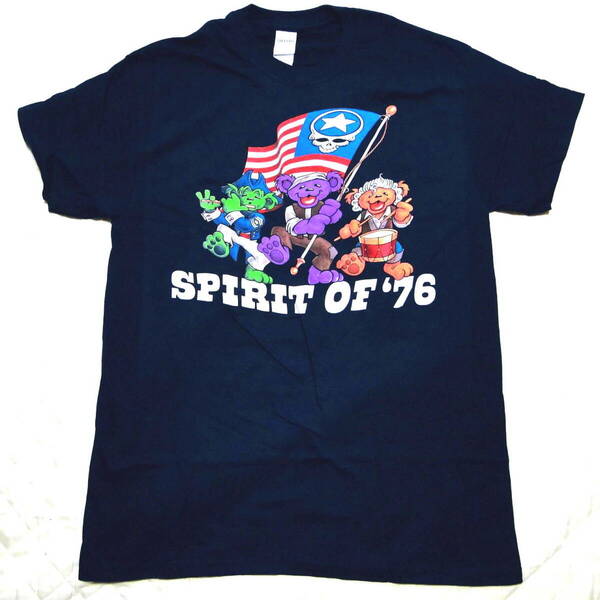 新品 グレイトフルデッド 復刻 Tシャツ メンズ Grateful Dead Spirit of '76 Short Sleeve T-Shirtt 送料込 