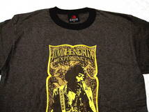 05's ザイオン Tシャツ TAG LIVE Jimi Hendrix EXPERIENCE/ MIX-BROWN / デッドストック 送料込_画像4