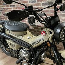 ハンターカブ CT125 ステッカー Bタイプ デカール4枚セット ミリタリー系 ステンシル カッティングシート カスタム_画像7