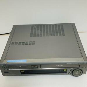 SONY Wデッキ Hi8 VHS WV-H5 取扱説明書 リモコン RMT-V235 ジャンクの画像2