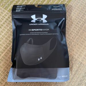 未使用品 [アンダーアーマー] スポーツマスク UA Sports Mask ネイビー MD/LG