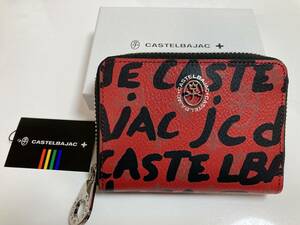 CASTELBAJAC カステルバジャック レザー キーケース ヤリス 062601 アカ 定価13200円 正規品★新品 