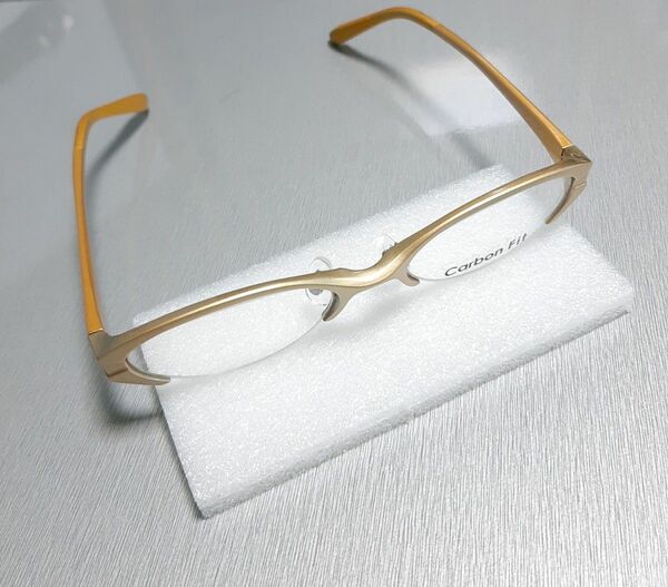 新品◇　メガネフレーム　 ゴールド　眼鏡　 　Carbon Fit 　眼鏡フレーム　メガネ