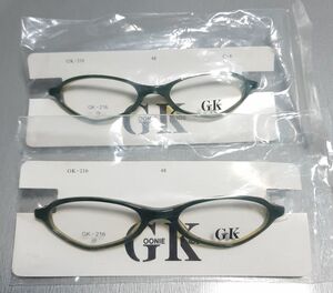 新品◇　メガネフレーム　グリーン　グリーン　2個セット　◇　 眼鏡　 GK-216　眼鏡フレーム　メガネ　 伊達メガネ