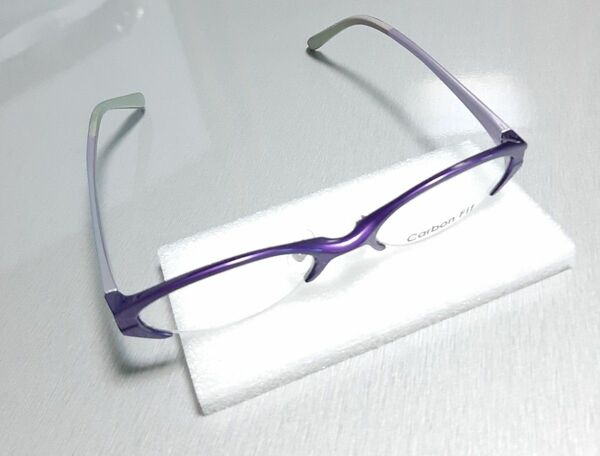 新品◇　メガネフレーム　パープル　 眼鏡　 　Carbon Fit 　眼鏡フレーム　メガネ