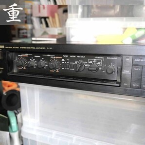 ◆YAMAHA ヤマハ コントロールアンプ C-70 難あり：片CH 音出ず 整備必要 現状◆中古・美品・東京発◆0423の画像2