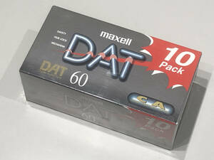 ◆◆DATテープ【新品 未開封】 maxell DM60D　１０本セット ◆◆ 
