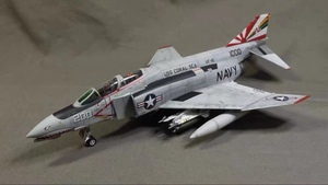 1/72 America navy F-4 Phantom construction painted final product 