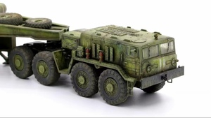 1/72 ソビエト MAZ-537G 重型トラクター 組立塗装済完成品