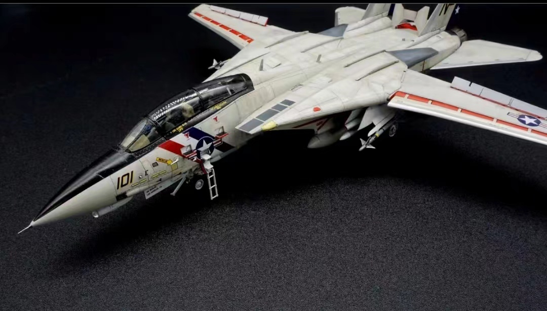 1/72 アメリカ海軍 F-14D トムキャット 組立塗装済完成品, プラモデル, 航空機, 完成品