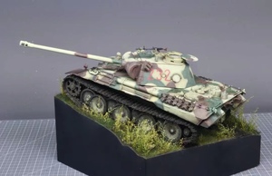 オリジナル1/35 ドイツ パンザー式 戦車D型 ジオラマ完成品