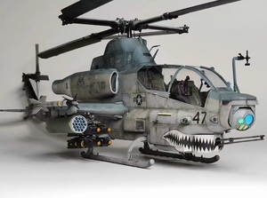  red temi-1/35 America AH-1Z construction painted final product 