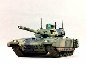 1/35 Россия армия основной боевой танк T14aru Mata сборка покрашен конечный продукт 