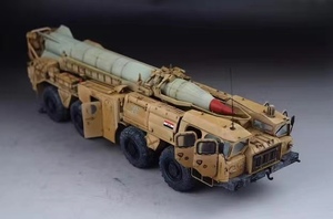 Art hand Auction 1/35 イラク軍 SS-1C SCUD-B ミサイル発射機 組立塗装済完成品, プラモデル, 戦車, 軍用車両, 完成品