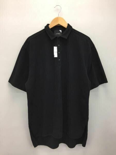 【美品】ATON ポロシャツ サイズ02 黒 カノコ スーピマコットン エイトン ヤエカ COMOLI