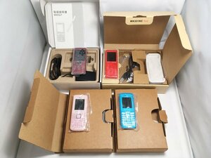 ☆未使用品☆WILLCOM ウィルコム 携帯電話 PHS端末 おまとめ4台セット WX01NX・WX01UT-R・WX331KC 通電OK・ジャンク品 混合