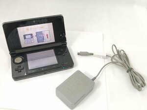 ☆動作品☆Nintendo ニンテンドー 3DS 本体 黒 ブラック&充電器