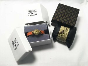 【IL BISONTE】イルビゾンテ patrick cox パトリックコックス 2点おまとめ バングル ブレスレット レザーブレスレット 箱付