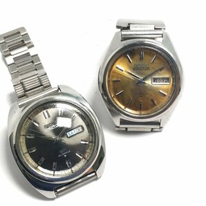 SEIKO セイコー 5ACTOS 5アクタス 2点セット 自動巻き 腕時計 23石 SS 6106-7420・21石 7019-7060 ジャンク品の画像1