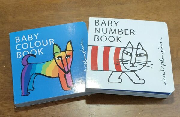 ♪リサラーソン 絵本　英語　BABY NUMBER BOOK　BABY COLOR BOOK 　２冊セット♪
